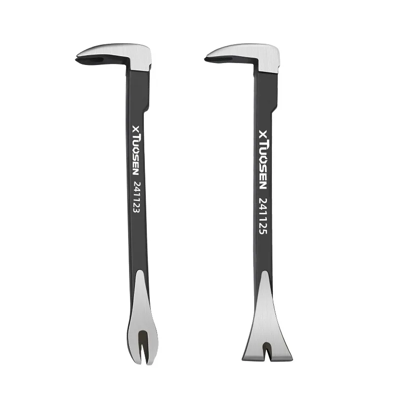 Multifunctional Nail Puller Crowbar – Heavy Duty Demolition Pry Bar Tool for Woodworking, Concrete Nail & Staple Removal, Wall Tear-Down Kit